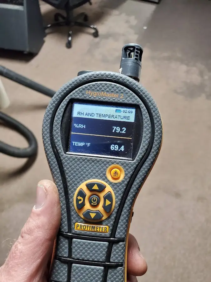 Moisture meter humidity assessment for Fire & Smoke Damage Restoration in Ludington